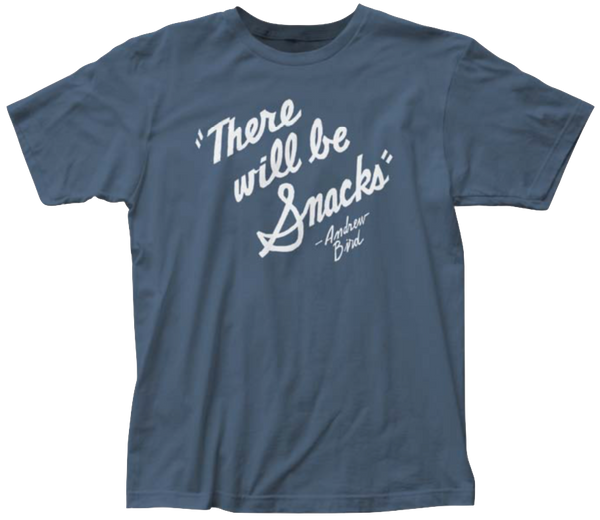 Navy "There Will Be Snacks" T-Shirt